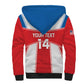 Custom Lone Stars Sherpa Hoodie Liberia Football - Sporty Style