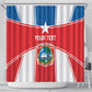 Custom Lone Stars Shower Curtain Liberia Football - Sporty Style