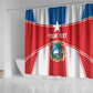 Custom Lone Stars Shower Curtain Liberia Football - Sporty Style