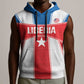 Custom Lone Stars Sleeveless Hoodie Liberia Football - Sporty Style - African Pride