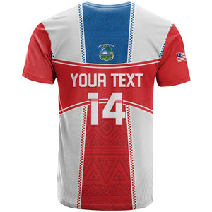 Custom Lone Stars T shirt Liberia Football - Sporty Style