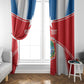 Custom Lone Stars Window Curtain Liberia Football - Sporty Style