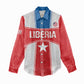 Custom Lone Stars Women Casual Shirt Liberia Football - Sporty Style LT14