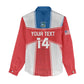 Custom Lone Stars Women Casual Shirt Liberia Football - Sporty Style LT14