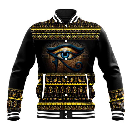 Ancient Egypt Eye Of Ra Baseball Jacket Sun To The Egyptians