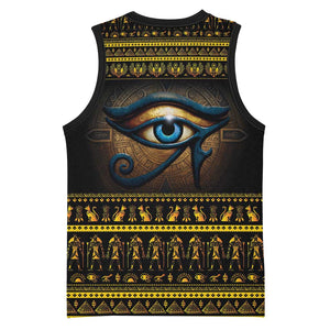 Ancient Egypt Eye Of Ra Basketball Jersey Sun To The Egyptians - African Pride