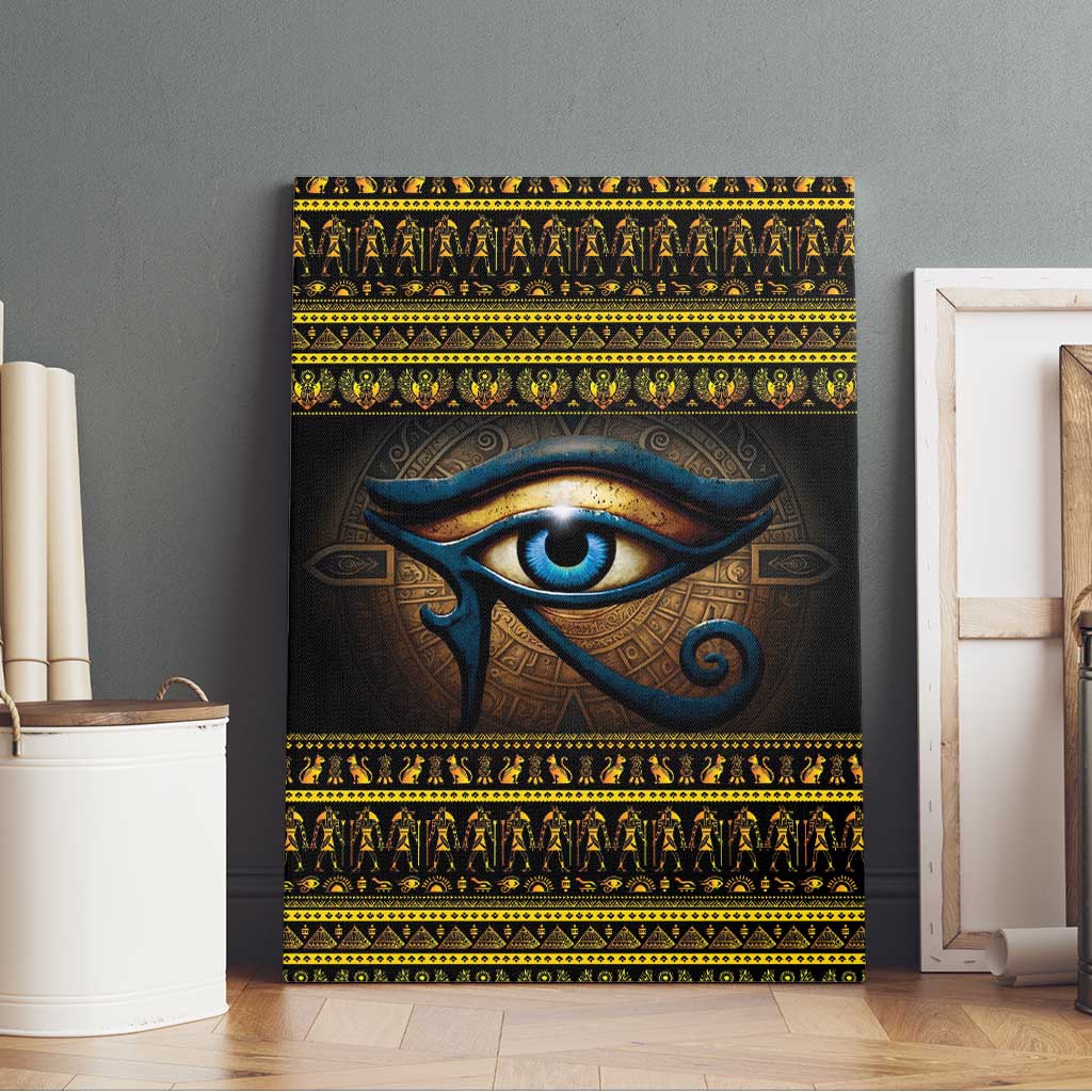 Ancient Egypt Eye Of Ra Canvas Wall Art Sun To The Egyptians