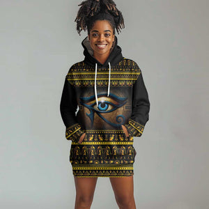 Ancient Egypt Eye Of Ra Hoodie Dress Sun To The Egyptians