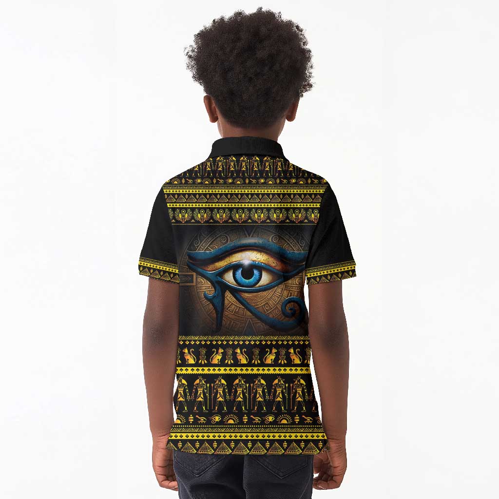 Ancient Egypt Eye Of Ra Kid Polo Shirt Sun To The Egyptians