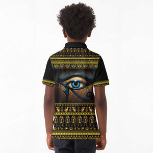 Ancient Egypt Eye Of Ra Kid Polo Shirt Sun To The Egyptians