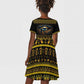 Ancient Egypt Eye Of Ra Kid Short Sleeve Dress Sun To The Egyptians