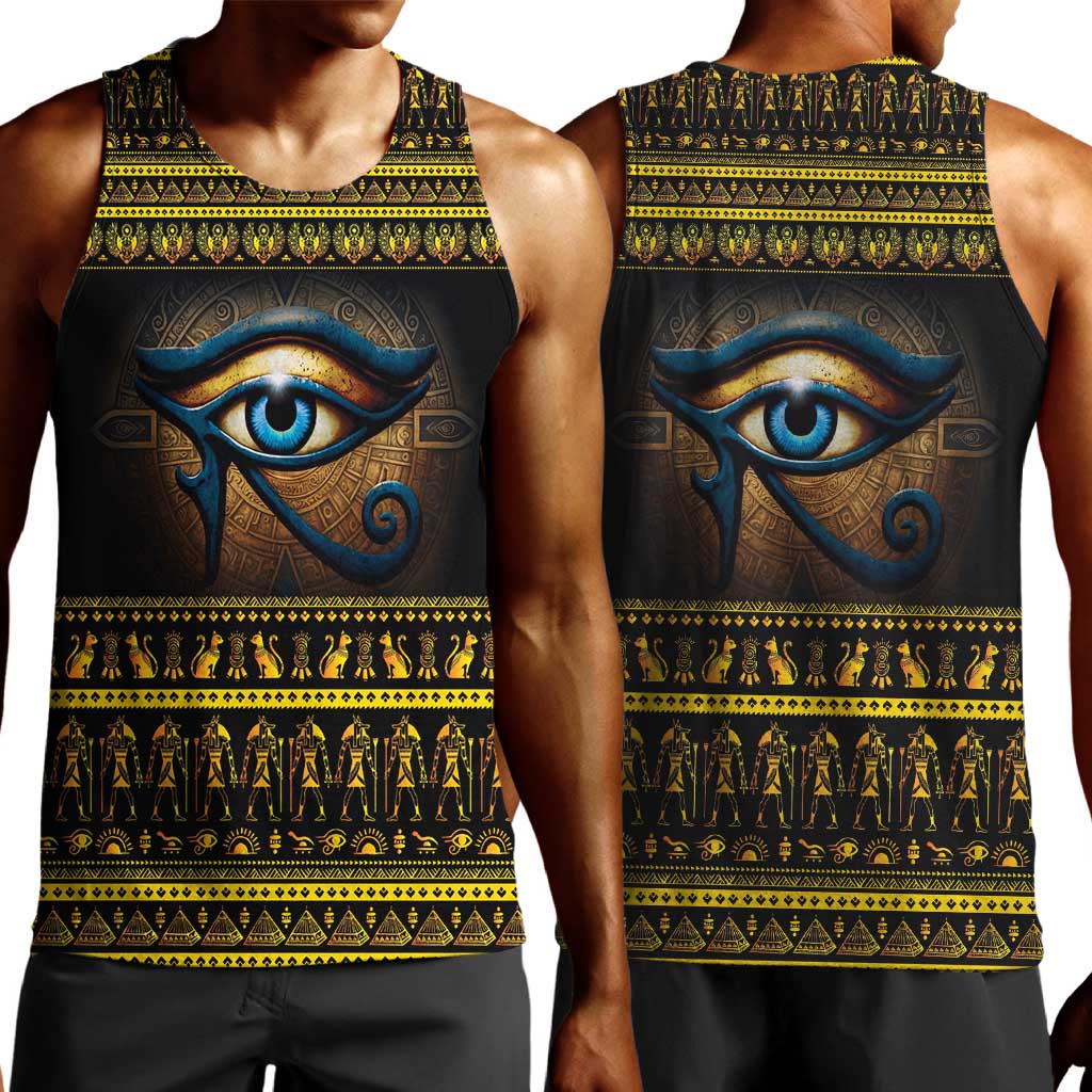 Ancient Egypt Eye Of Ra Men Tank Top Sun To The Egyptians