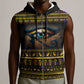 Ancient Egypt Eye Of Ra Sleeveless Zip Hoodie Sun To The Egyptians - African Pride