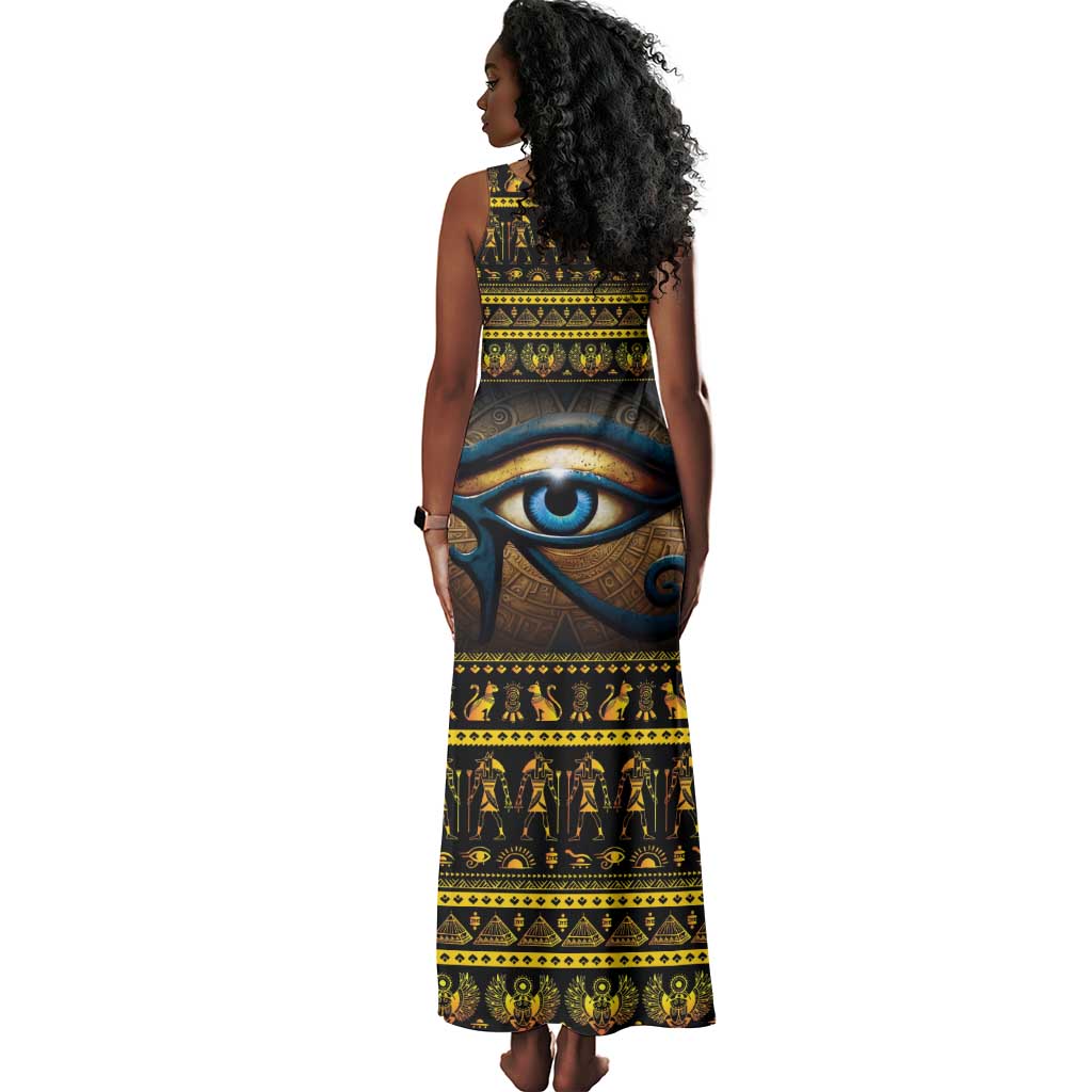 Ancient Egypt Eye Of Ra Tank Maxi Dress Sun To The Egyptians