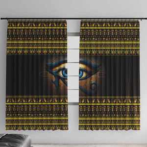Ancient Egypt Eye Of Ra Window Curtain Sun To The Egyptians