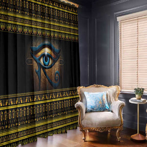 Ancient Egypt Eye Of Ra Window Curtain Sun To The Egyptians