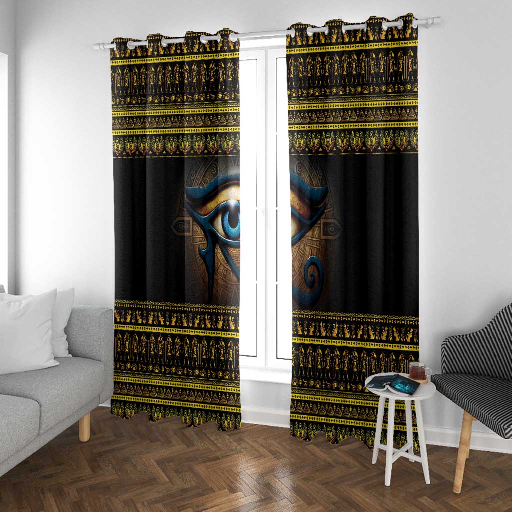 Ancient Egypt Eye Of Ra Window Curtain Sun To The Egyptians