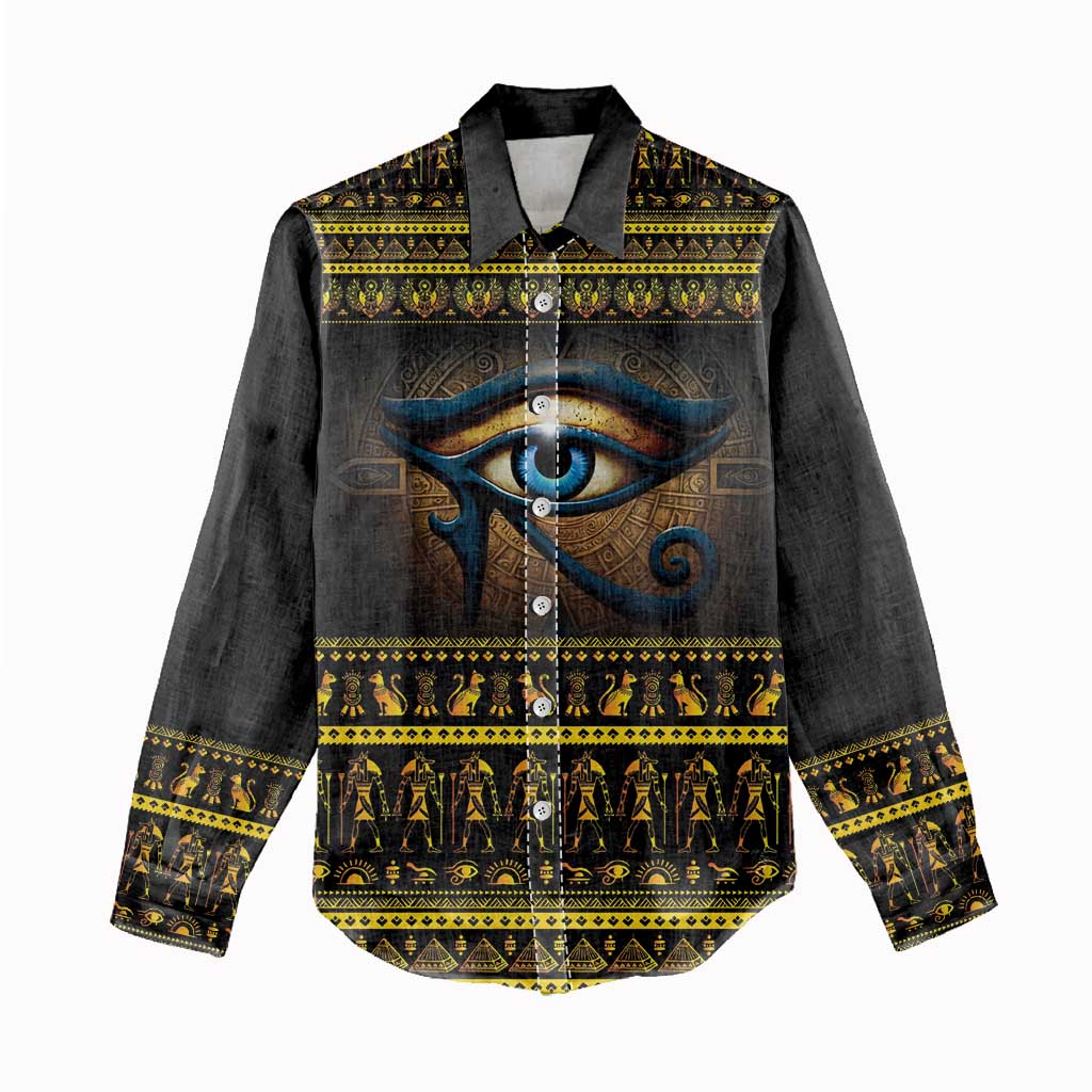 Ancient Egypt Eye Of Ra Women Casual Shirt Sun To The Egyptians LT14