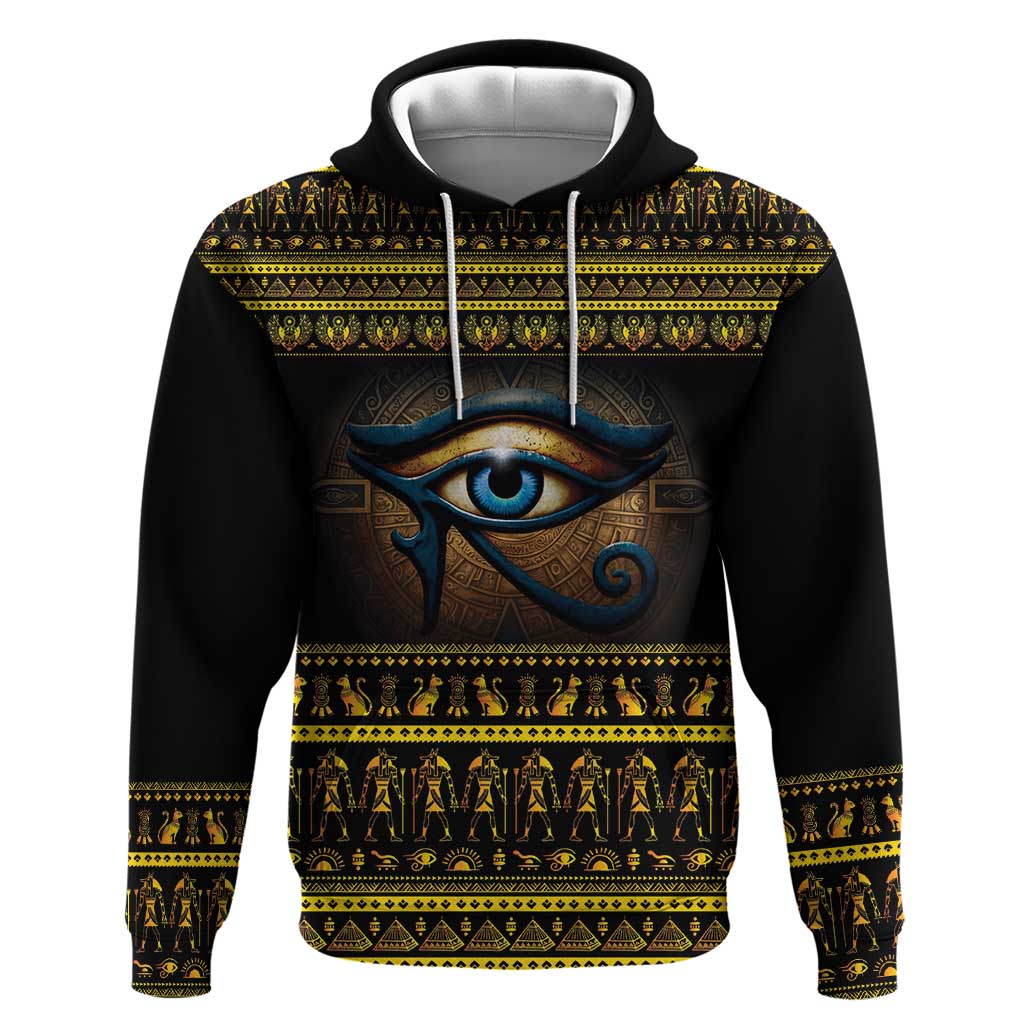Ancient Egypt Eye Of Ra Zip Hoodie Sun To The Egyptians