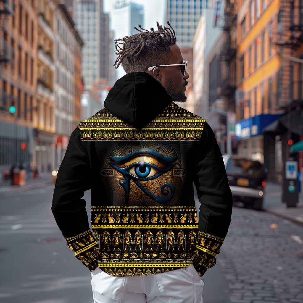 Ancient Egypt Eye Of Ra Zip Hoodie Sun To The Egyptians