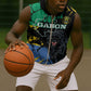 Personalized Gabon Black Panther Sleeveless Zip Hoodie Gabonese Map Grunge Style - African Pride