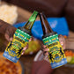 Afro Gabon Christmas 4 in 1 Can Cooler Tumbler Joyeux Noel Coat Of Arms - African Pattern