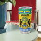 Afro Gabon Christmas Tumbler Cup Joyeux Noel Coat Of Arms - African Pattern