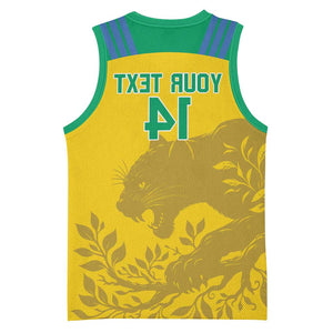 Personalized Gabon Football Basketball Jersey Allez Les Pantheres - African Pride