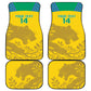 Personalized Gabon Football Car Mats Allez Les Pantheres