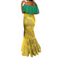 Personalized Gabon Football Mermaid Dress Allez Les Pantheres