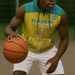 Personalized Gabon Football Sleeveless Zip Hoodie Allez Les Pantheres - African Pride