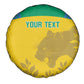 Personalized Gabon Football Spare Tire Cover Allez Les Pantheres