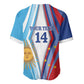 Custom Argentina and Cabo Verde Football 2026 Baseball Jersey La Albiceleste Tubaroes Azuis Together