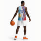 Custom Argentina and Cabo Verde Football 2026 Basketball Jersey La Albiceleste Tubaroes Azuis Together