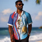 Custom Argentina and Cabo Verde Football 2026 Hawaiian Shirt La Albiceleste Tubaroes Azuis Together LT14