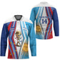 Custom Argentina and Cabo Verde Football 2026 Hockey Jersey La Albiceleste Tubaroes Azuis Together