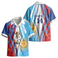 Custom Argentina and Cabo Verde Football 2026 Kid Hawaiian Shirt La Albiceleste Tubaroes Azuis Together LT14