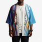 Custom Argentina and Cabo Verde Football 2026 Kimono La Albiceleste Tubaroes Azuis Together