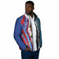 Custom Argentina and Cabo Verde Football 2026 Padded Jacket La Albiceleste Tubaroes Azuis Together