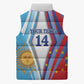 Custom Argentina and Cabo Verde Football 2026 Sleeveless Puffer Jacket La Albiceleste Tubaroes Azuis Together