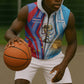 Custom Argentina and Cabo Verde Football 2026 Sleeveless Zip Hoodie La Albiceleste Tubaroes Azuis Together