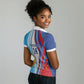 Custom Argentina and Cabo Verde Football 2026 Women Polo Shirt La Albiceleste Tubaroes Azuis Together
