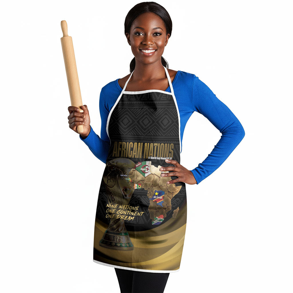 African Nations 2026 World Football Apron We All Make History