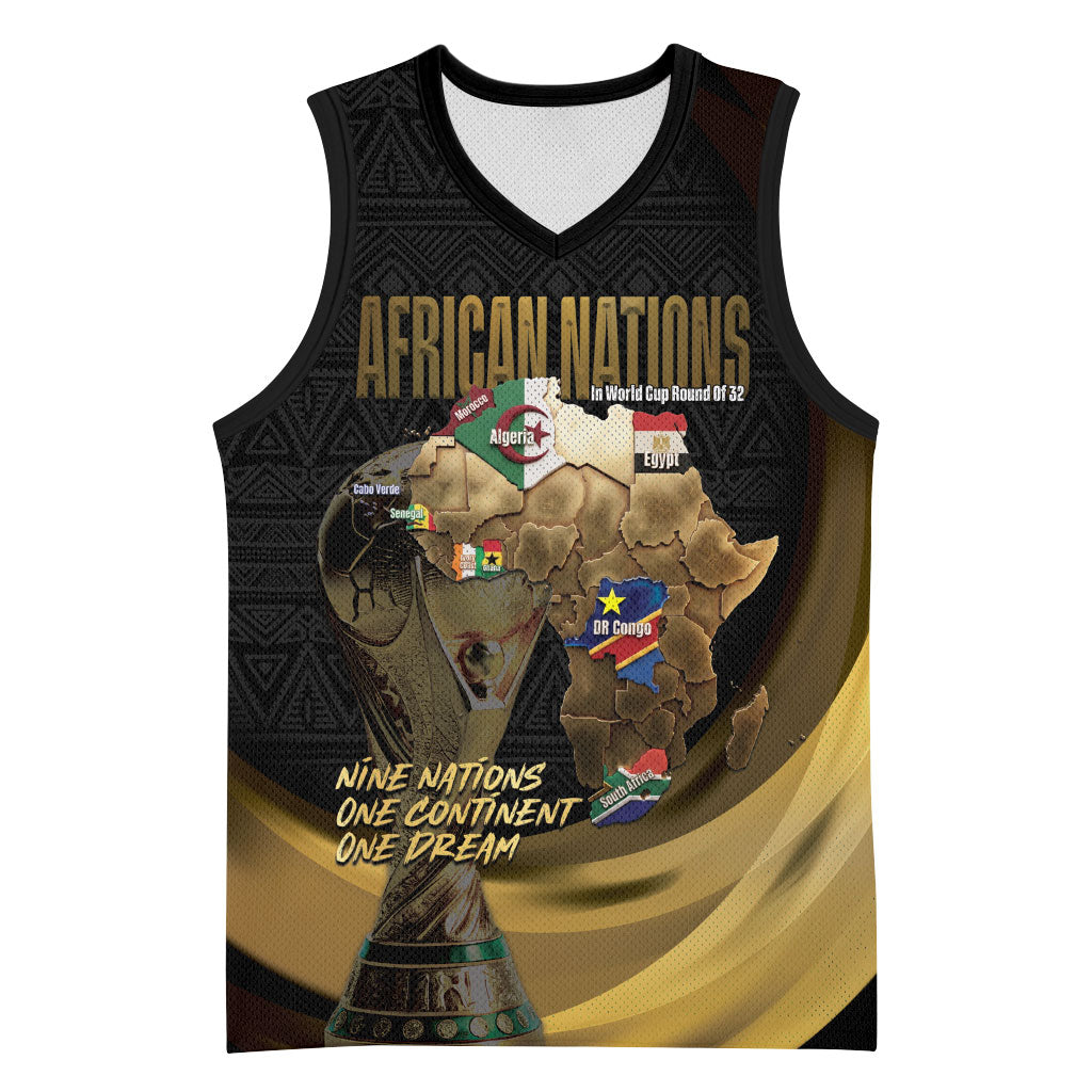 African Nations 2026 World Football Custom Basketball Jersey We All Make History