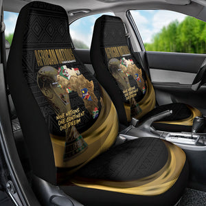 African Nations 2026 World Football Car Seat Cover We All Make History