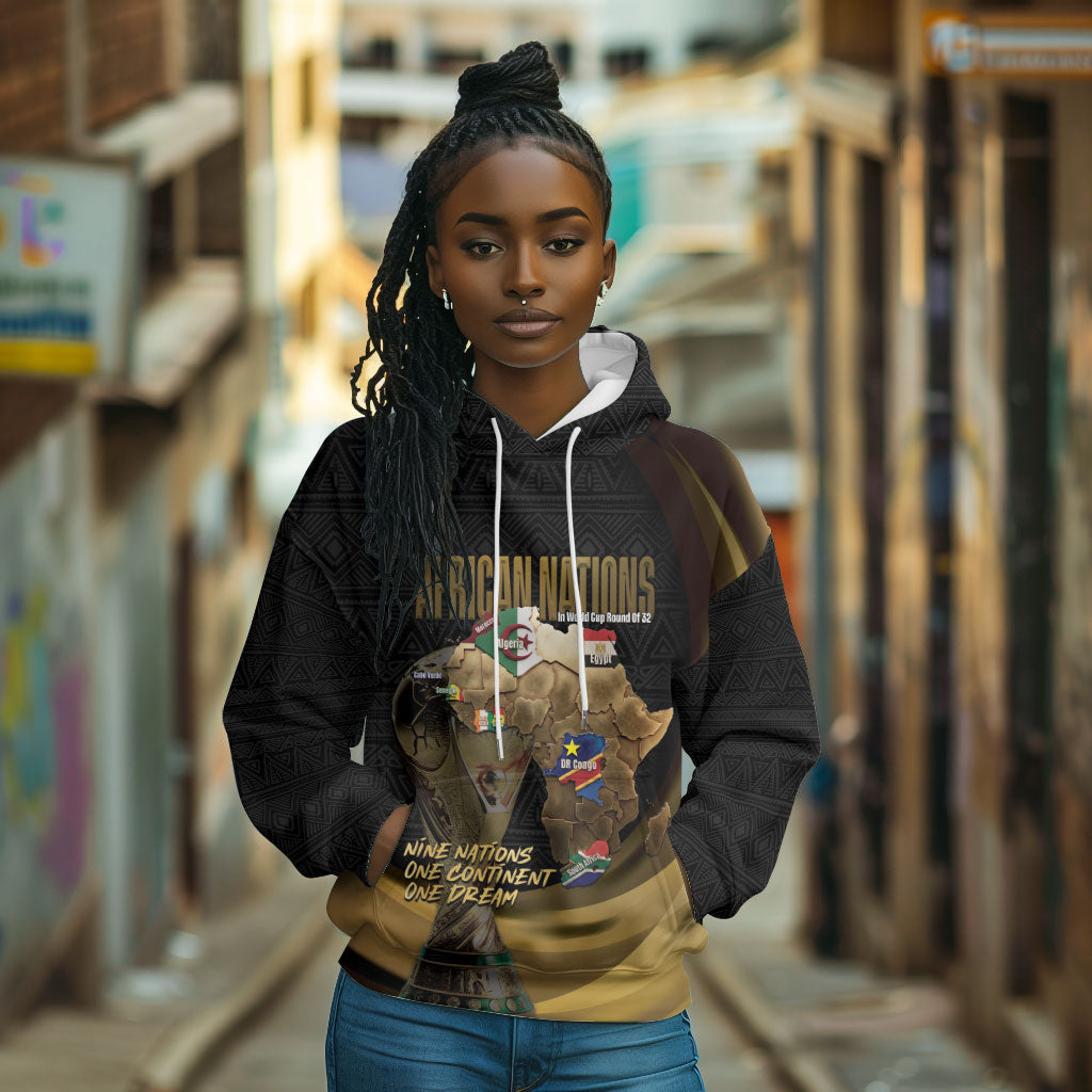 African Nations 2026 World Football Custom Hoodie We All Make History