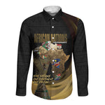 African Nations 2026 World Football Custom Long Sleeve Button Shirt We All Make History