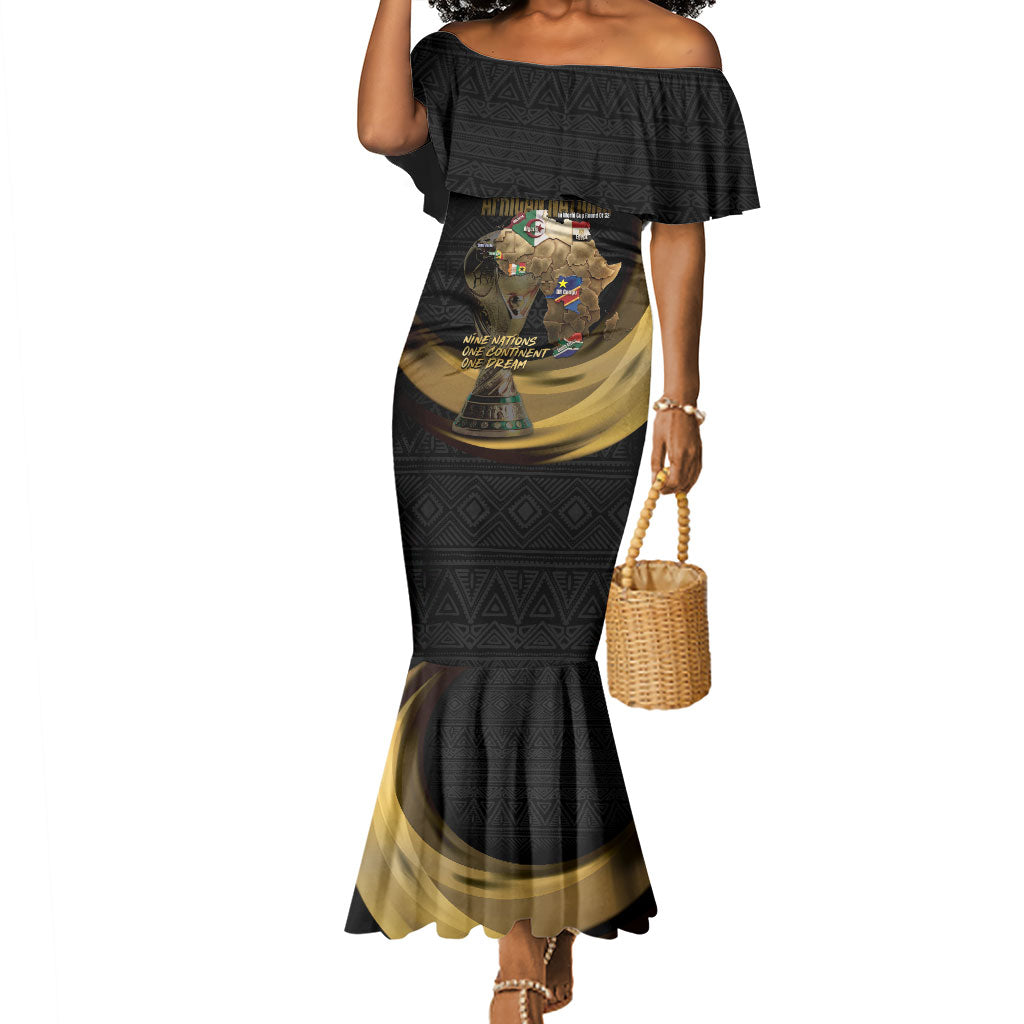 African Nations 2026 World Football Custom Mermaid Dress We All Make History