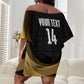 African Nations 2026 World Football Custom Off Shoulder Short Dress We All Make History