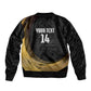 African Nations 2026 World Football Custom Sleeve Zip Bomber Jacket We All Make History